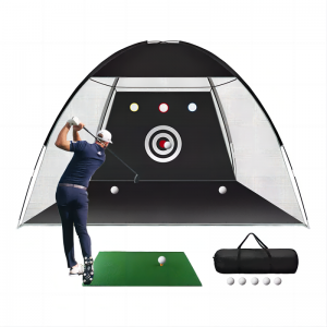 Outdoor Training Golf Hitting Nets Practice Driving with Mat